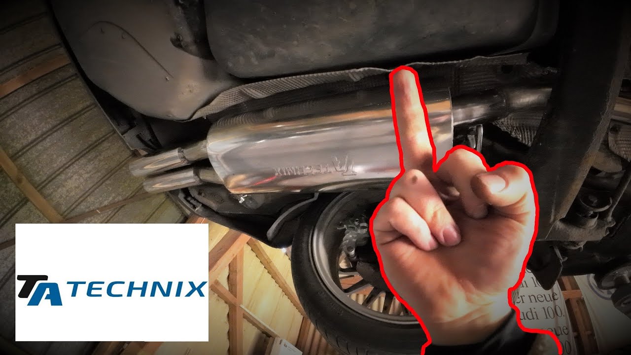 Wird es jetzt passen? TA Technix Edelstahl Abgasanlage Audi A4 B5 1.8