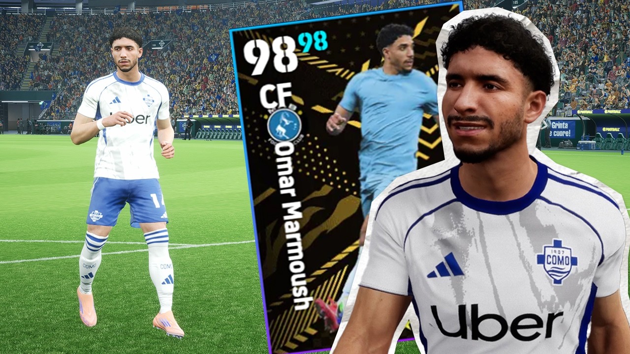 REVIEW CARD OMAR MARMOUSH STRIKER MUDA DARI MAN CITY 👍 | EFOOTBALL INDONESIA