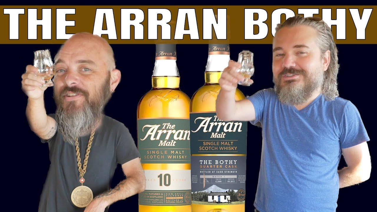 Arran The Bothy Quarter Cask with Arran 10 Comparison