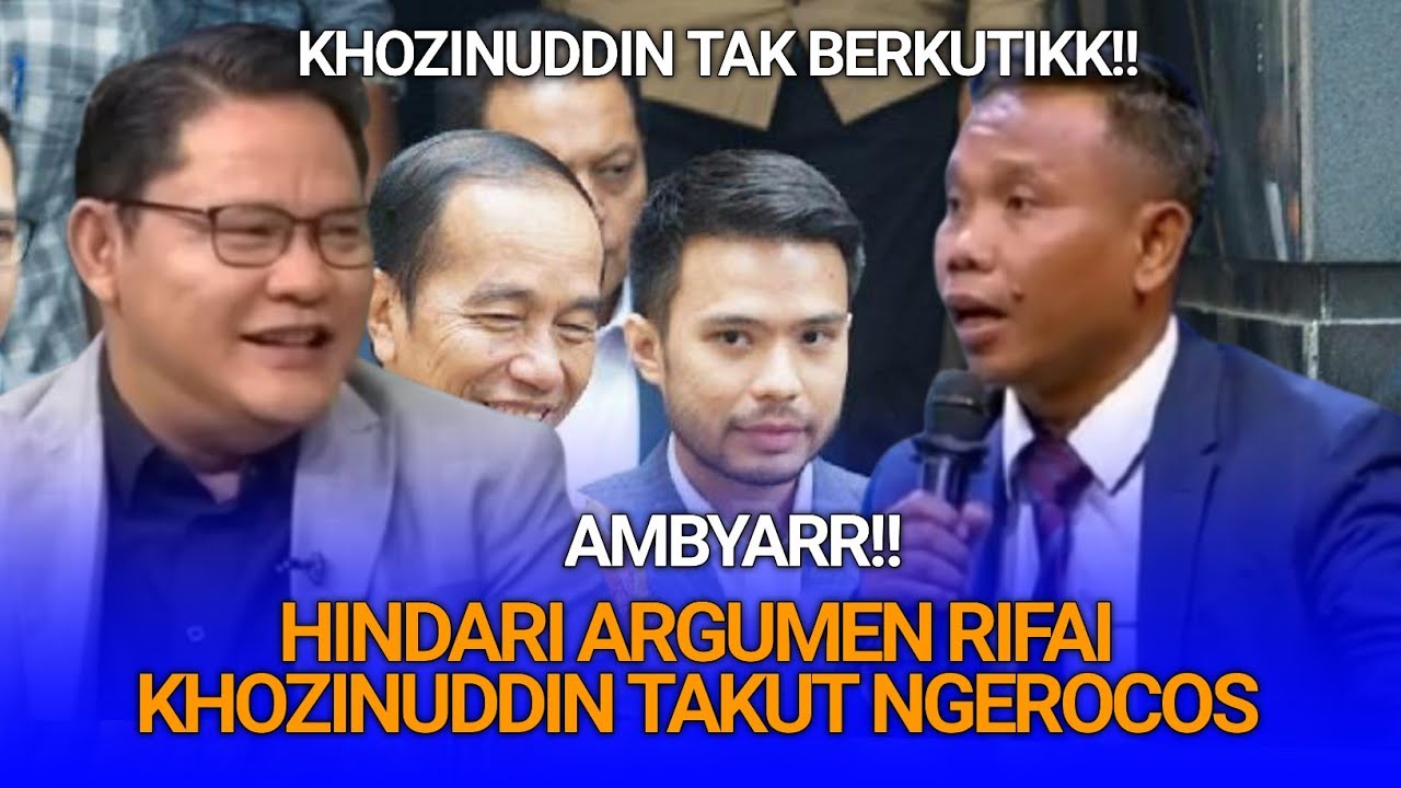 AVOID ARGUMENTS RIFAI KHOZINUDDIN TAK NGEROCOSS