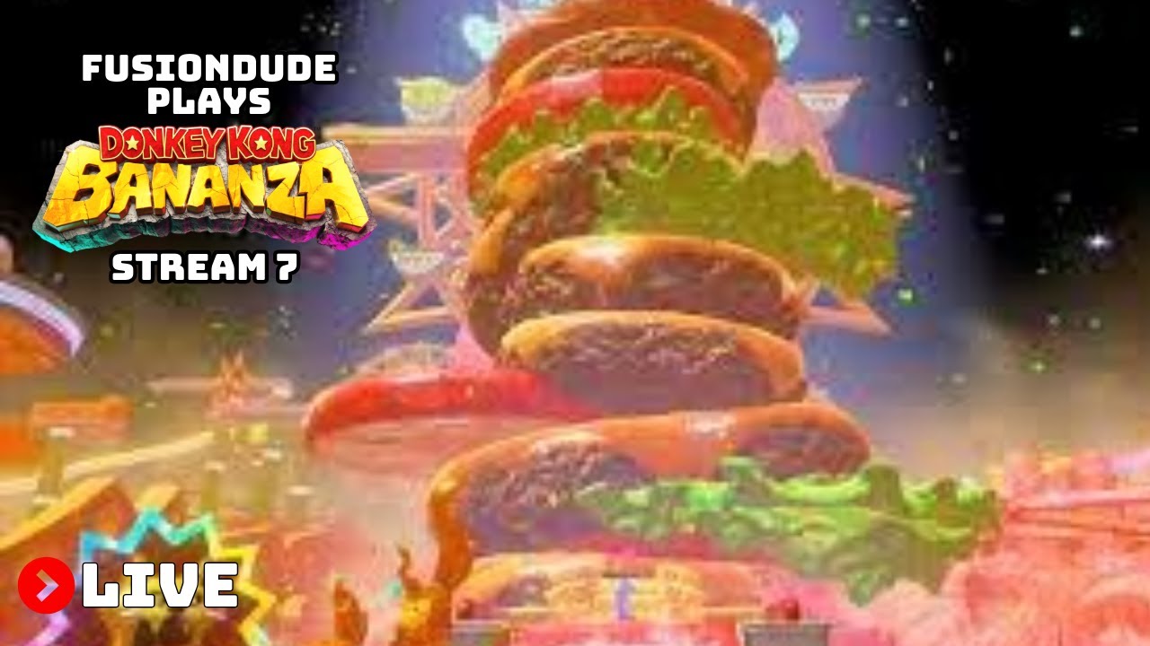 Giant Burger Donkey Kong Bananza — Let’s Go Deeper! (LIVE Gameplay) - Stream 7