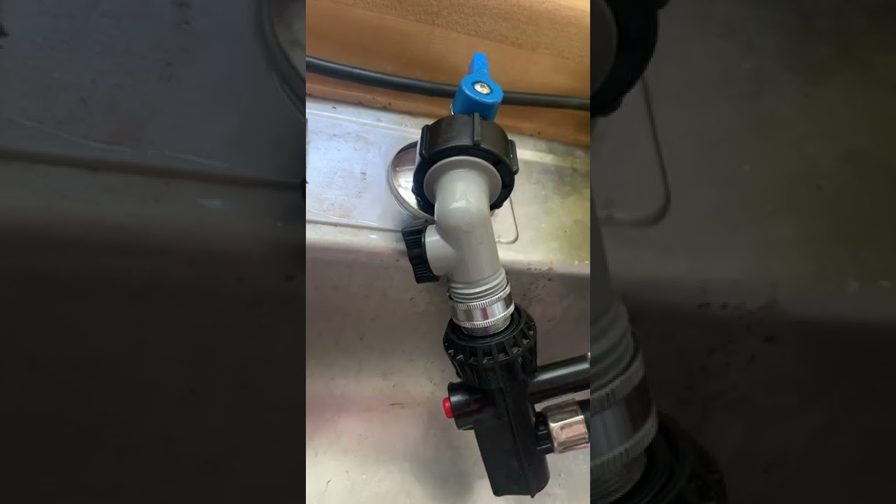 Tired of unhooking your portable dishwasher? Perfect easy alternative with parts list