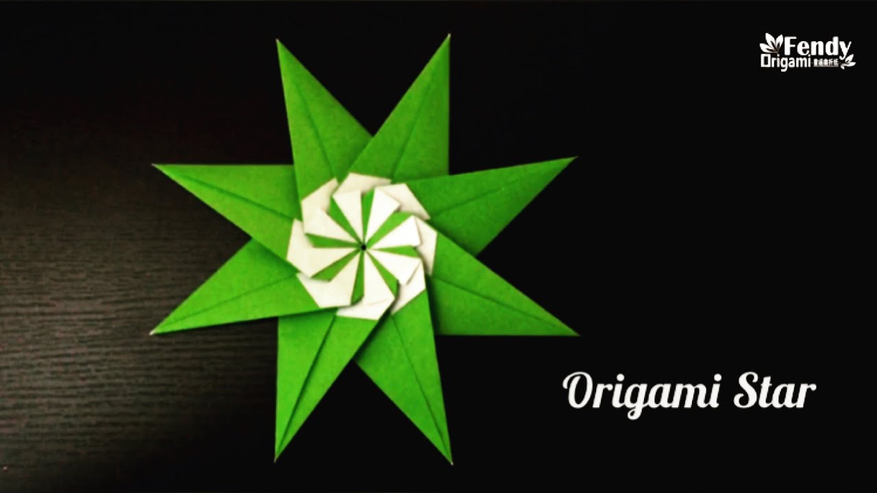 Origami 8-Point Star 折纸八角星