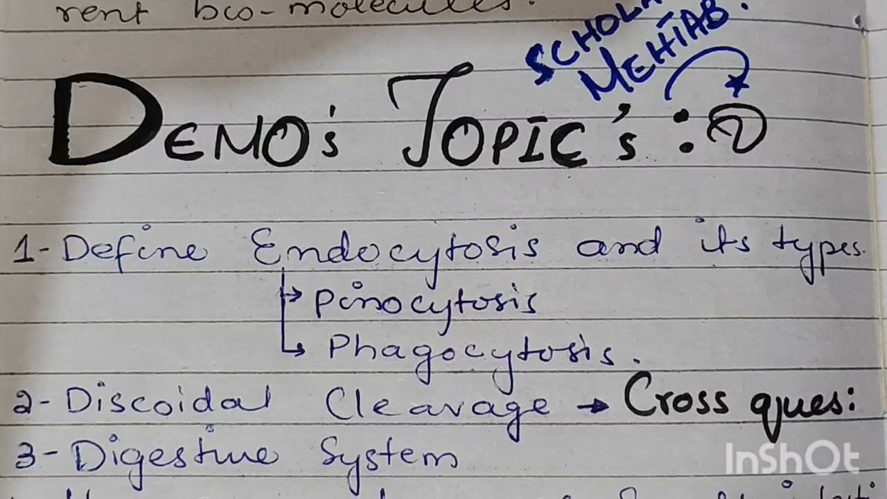 SPSC Interview | Demonstration Topics for Interview| subject specialist/Lecturer Zoology