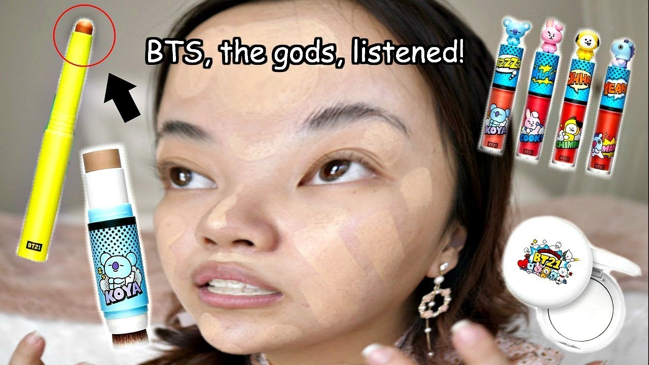 Finally it's NOT WHITE! (BT21 x VT Cosmetics)