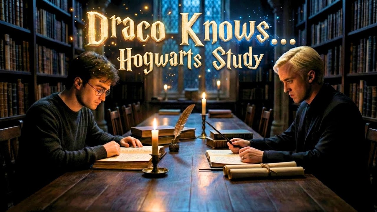 A Quiet Night at Hogwarts with Harry Potter and Draco