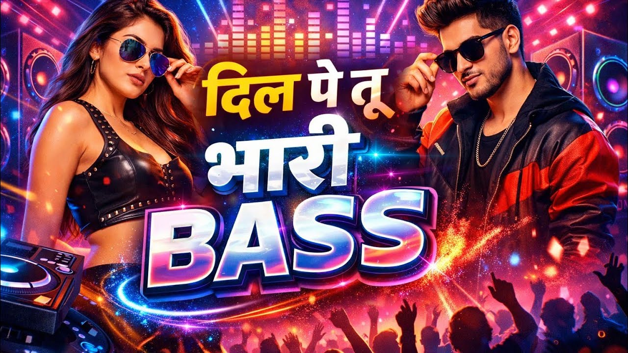 दिल पे तू भारी Bass 💞 ((Romantic Song))♥️ | 90s New Bollywood Hindi Song