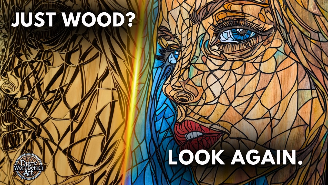 Stained Glass Style… But It’s Actually Wood