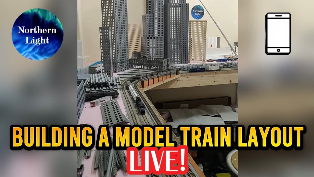 Track Work, Testing, and Car Weathering on our Model Train Layout LIVE! | 2/3/2026