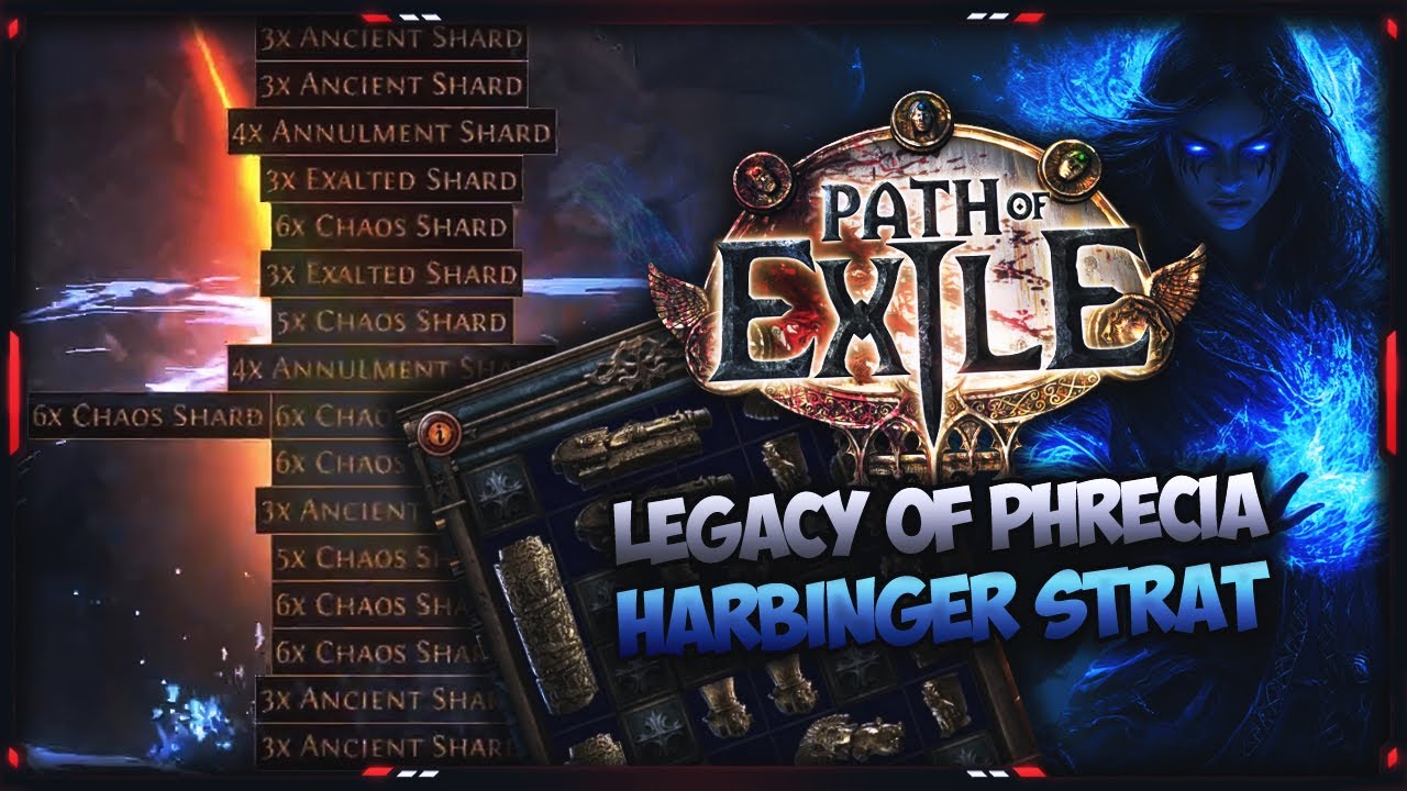 [PATH OF EXILE 1] – HARBINGER BOSSES ARE SICK – PHRECIA IDOL CURRENCY STRATEGY!