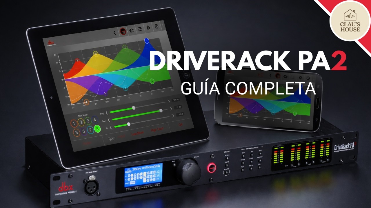 Driverack PA2 explicado fácil | Funciones y configuración 🎛️