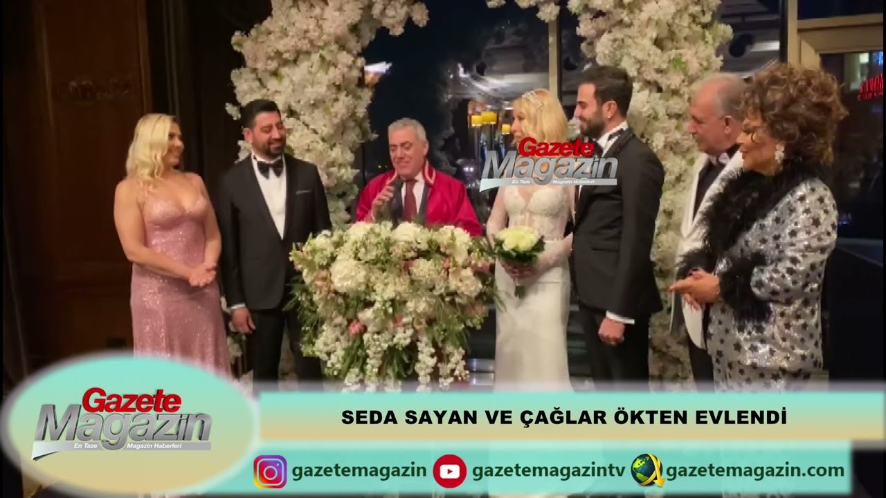 SEDA SAYAN VE ÇAĞLAR ÖKTEN EVLENDİ!