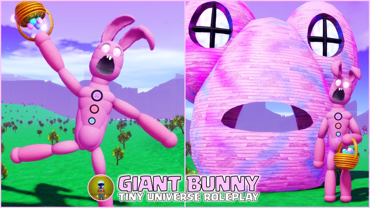 [ Easter P2 ] How To Get Giant Bunny Badges in Tiny Universe Roleplay - Roblox
