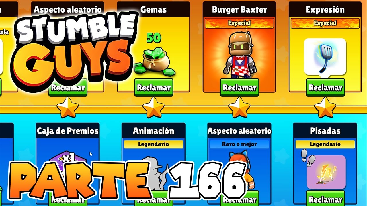 ¡CONSIGO EL ROBOT HAMBURGUESA! | PARTE #166 | STUMBLE GUYS