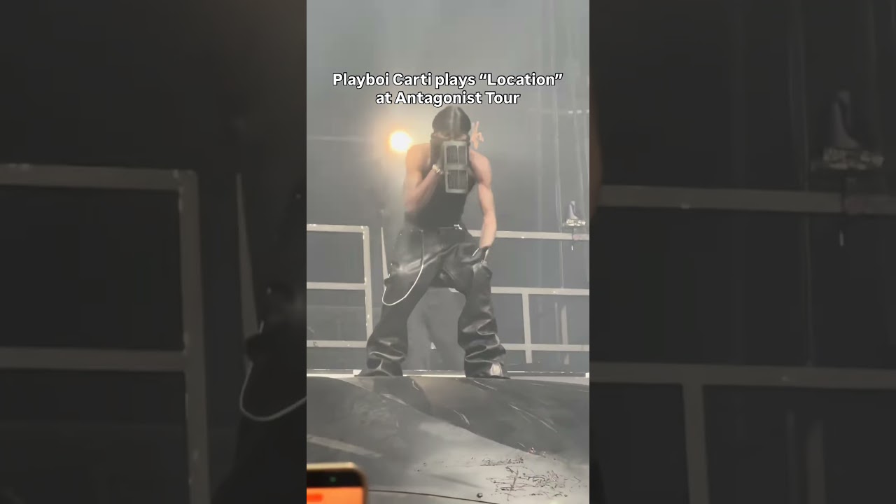 Playboi Carti performing "Location" at the Antagonist 2.0 Tour