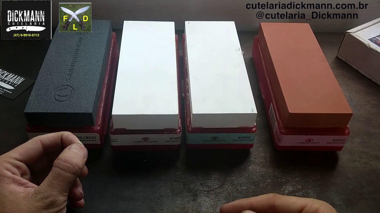 Pedras para afiação - Carborundum - Loja Chimas
