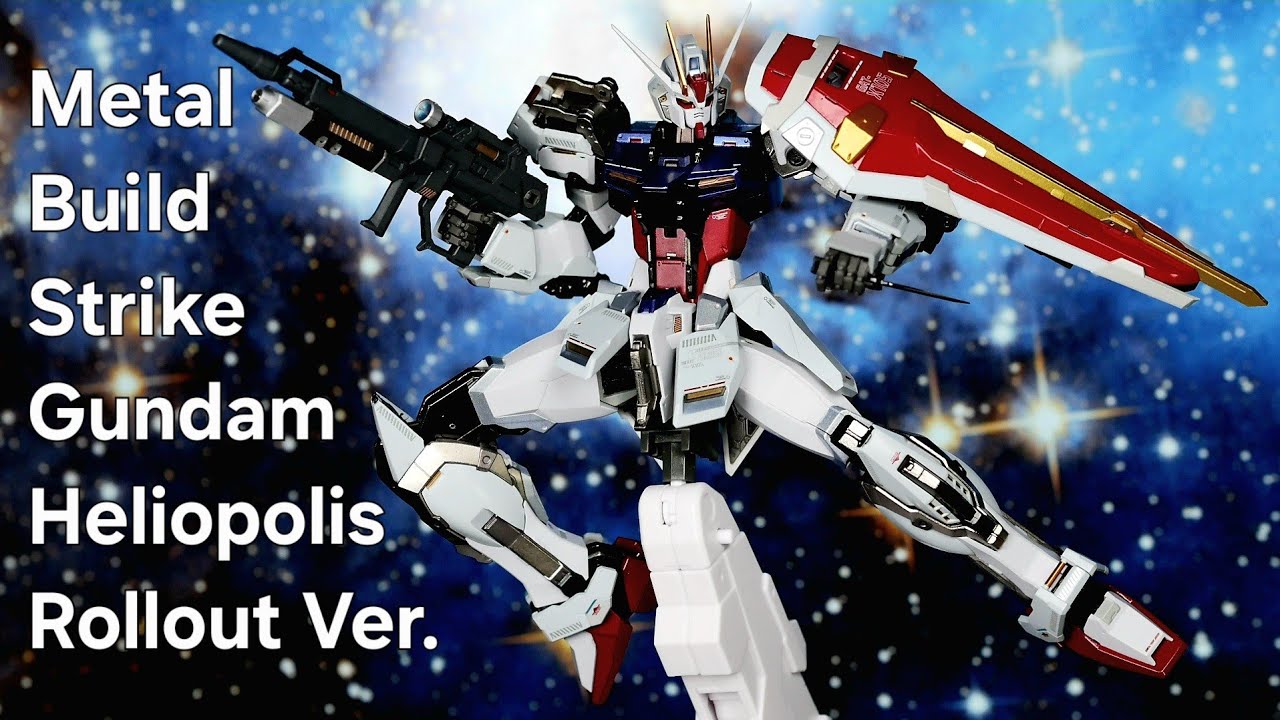 Распаковка и обзор Bandai Metal Build Strike Gundam Heliopolis Rollout Ver.