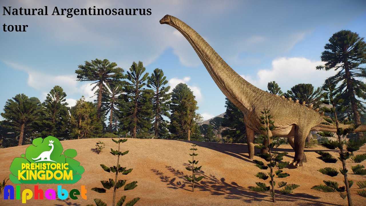 Natural Argentinosaurus tour || Prehistoric Kingdom alphabet | Speedbuild