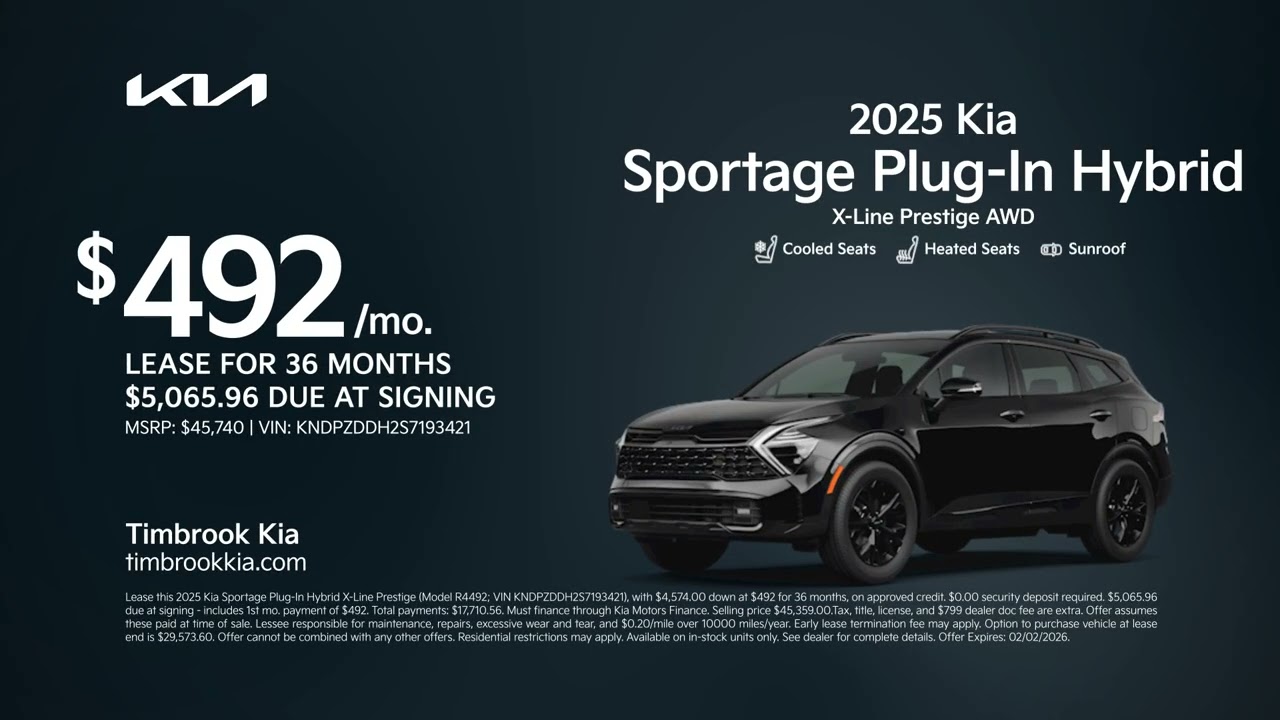 Kia Sportage Plug-In Hybrid 01/17/2026 6775757
