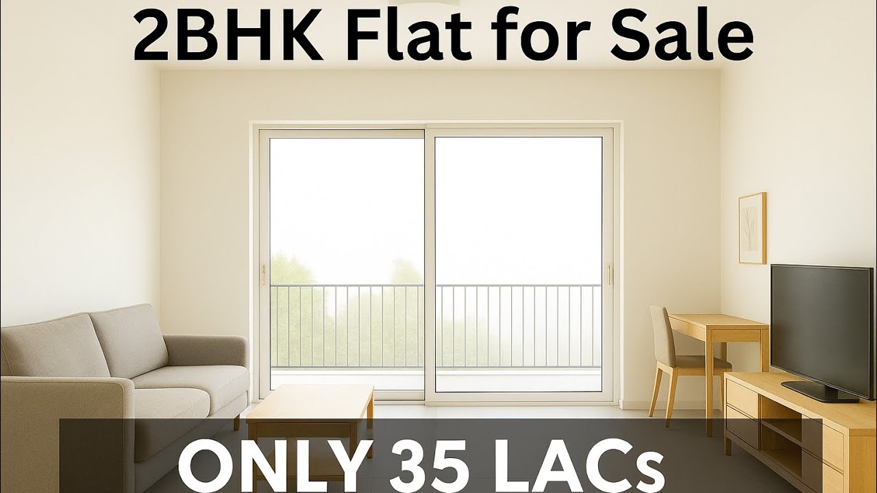 2BHK Flat for Sale in Indore | Only ₹35 Lacs | 1050 Sqft | West Facing | 4th Floor | Gated Township