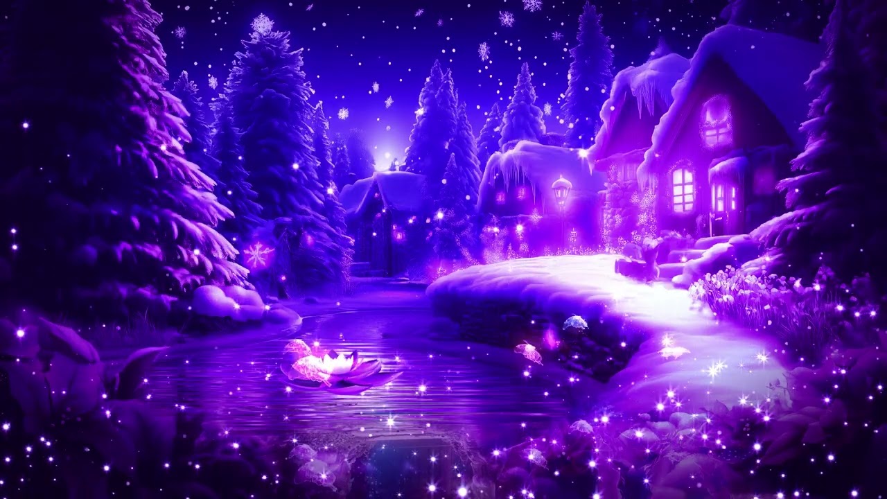 Peaceful Night 💜 Soul Soothing Sleep Music ★ Drift Away To Dream World