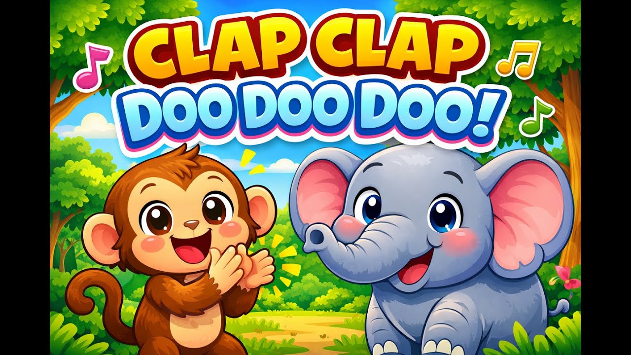 Monkey Baby Dance Song | Clap Clap Doo Doo | Kids Songs & Nursery Rhymes