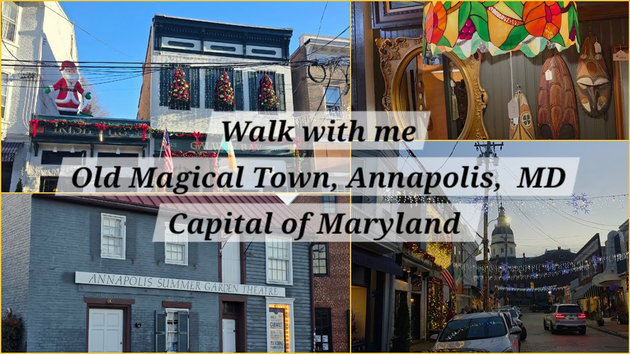 Why Everyone Falls in Love With Annapolis| A walk through of Old Town, and Harbor 