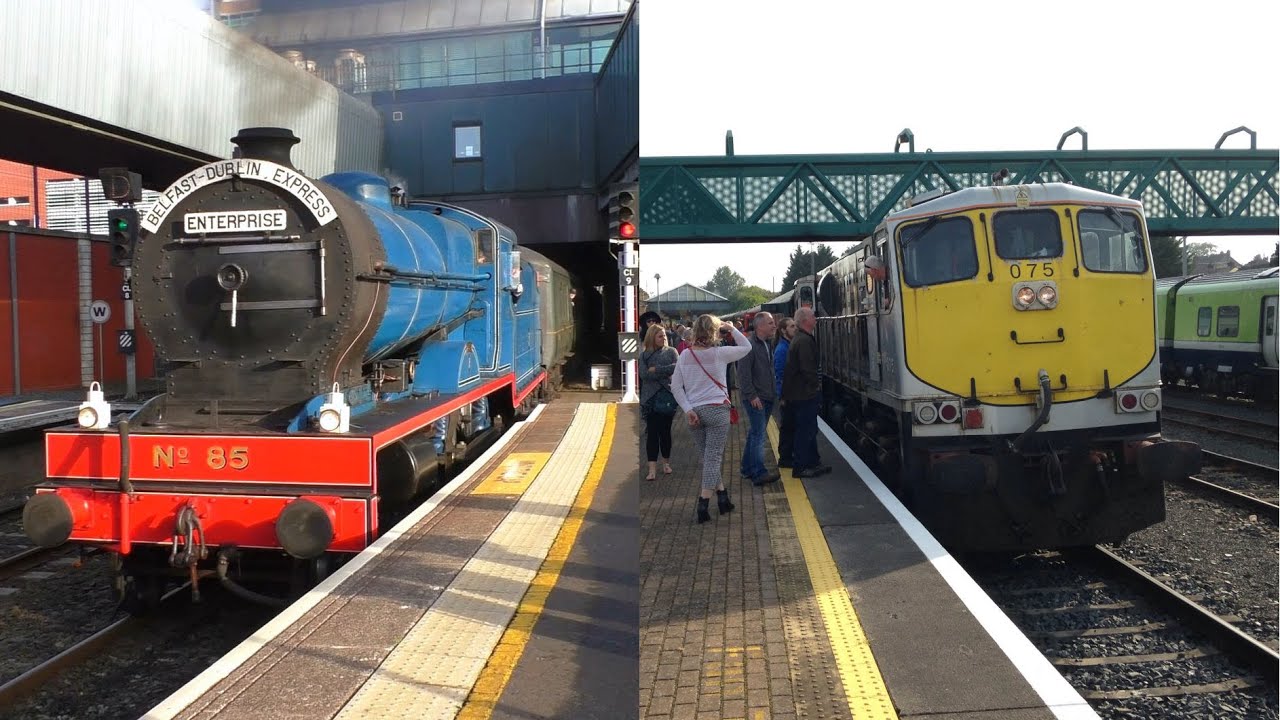 Trip aboard the RPSI's Steam/Diesel Enterprise with 85 & 075 (27-9-2015)