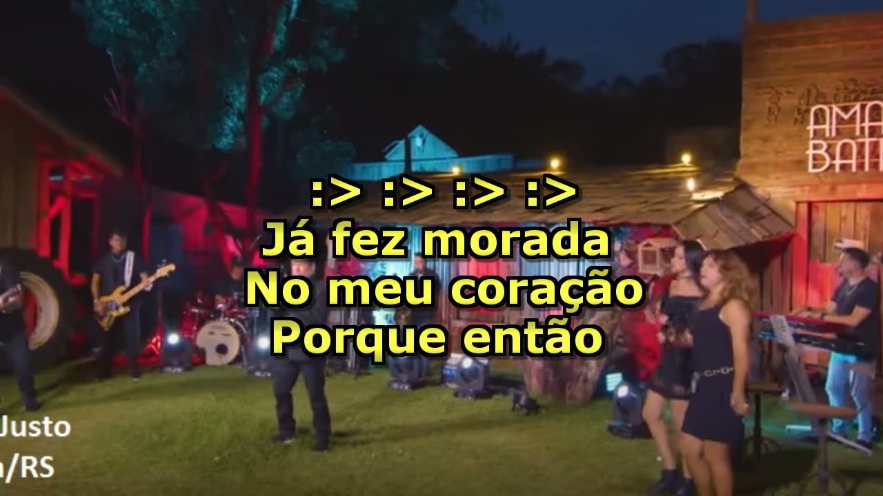 Lábios de Mel _ Amado Batista _ Karaokê (música original)