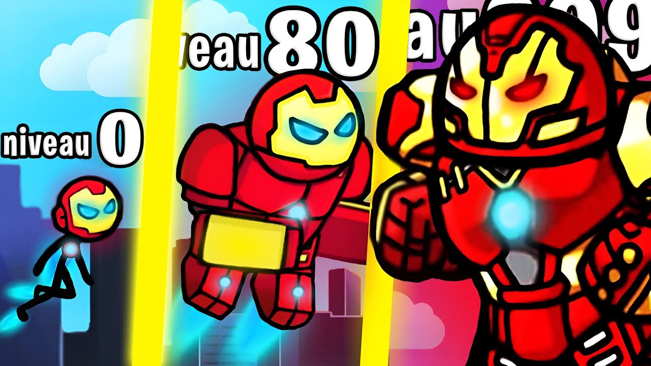 LA MEILLEURE ÉVOLUTION DE SUPER HÉROS POSSIBLE ?! HERO WARS SuperStickmanDefense