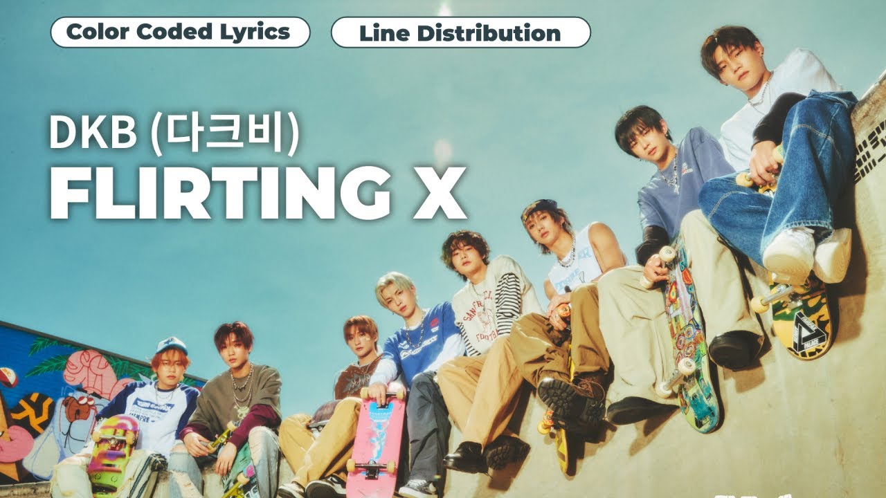 DKB (다크비) - Flirting X [Color Coded Lyrics | Line Distribution (ENG/ROM/HAN)]