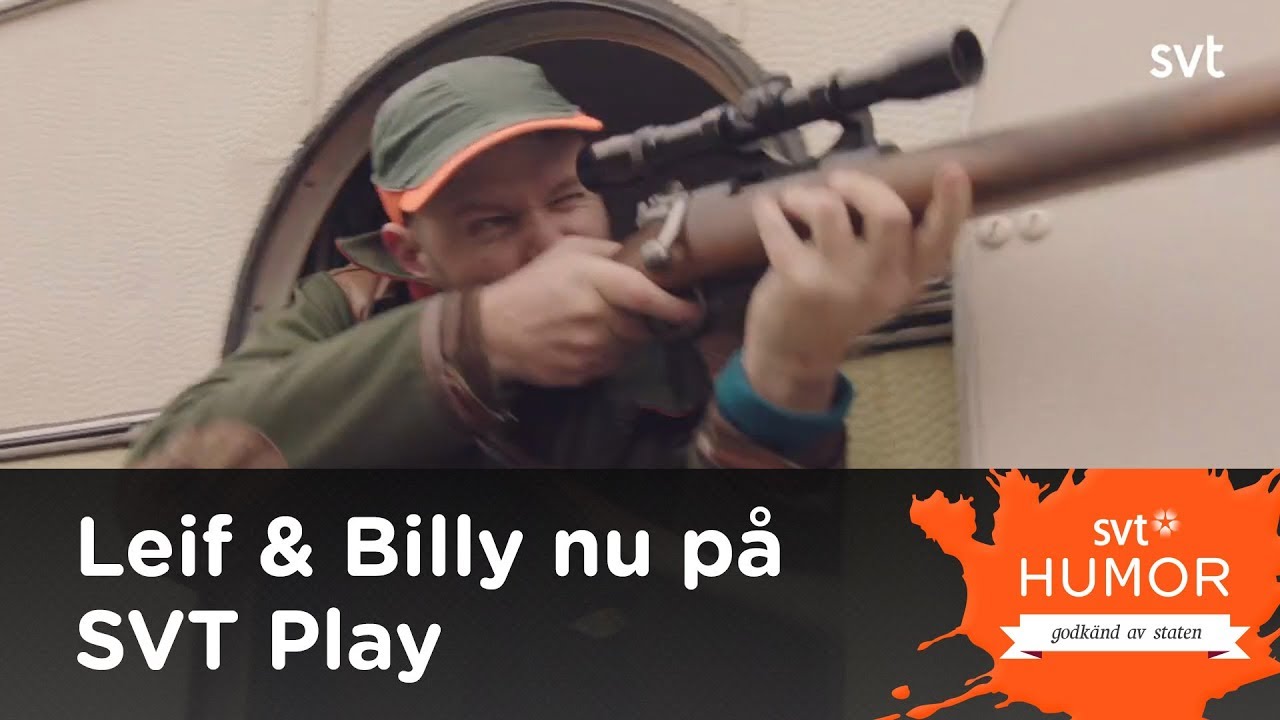 Leif och Billy- Jakt från husvagn