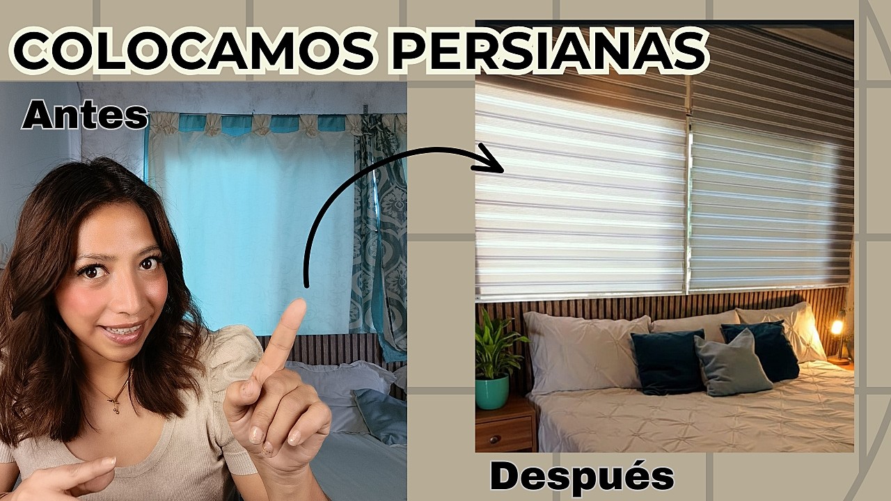 Transformamos la habitación 😱  Instalación de PERSIANAS // Cómo invertir el mecanismo fácilmente✨