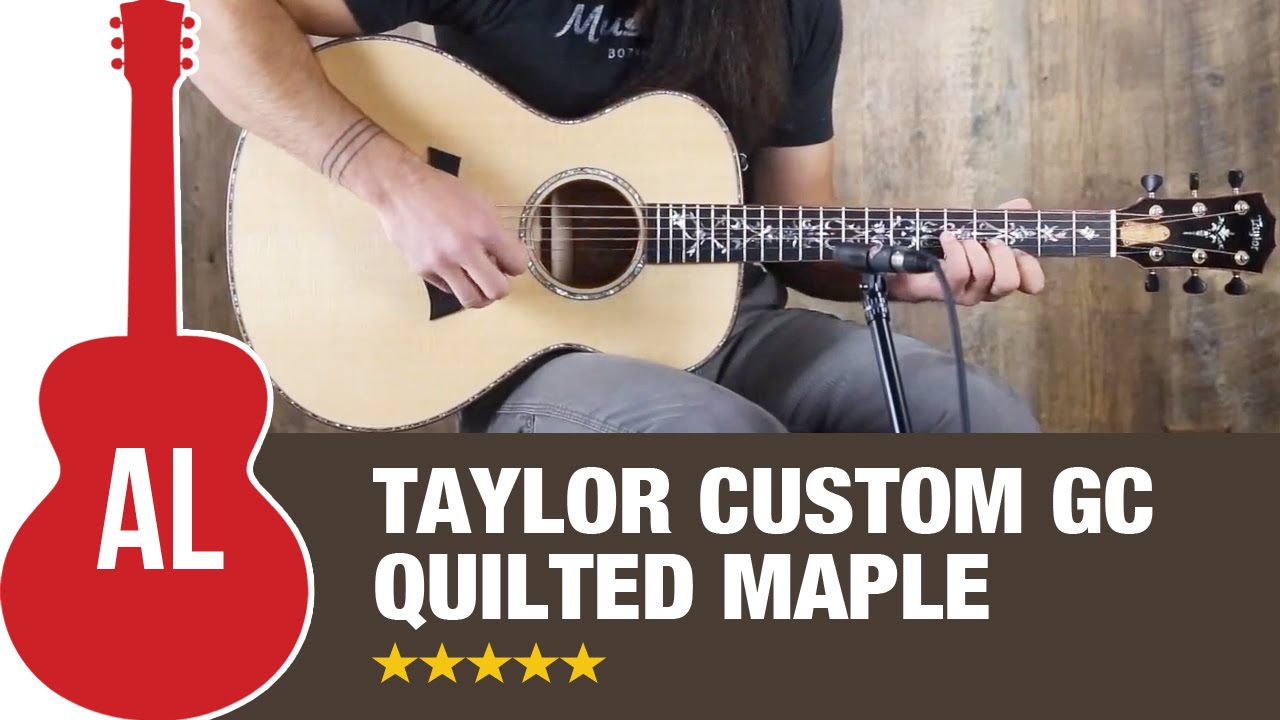 Taylor Custom Grand Concert with Quilted Maple