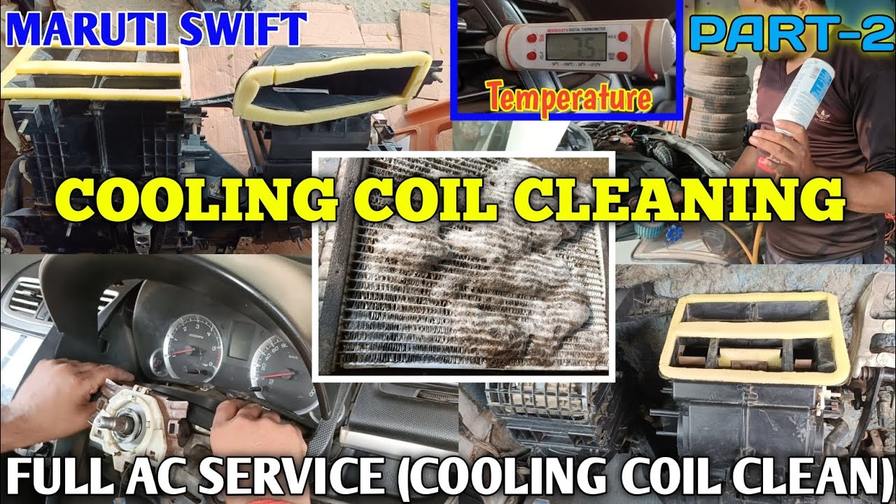 SWIFT Full AC Service, Cooling Coil(EVAPORATOR)Cleaning. @ShreeBalajiAuto