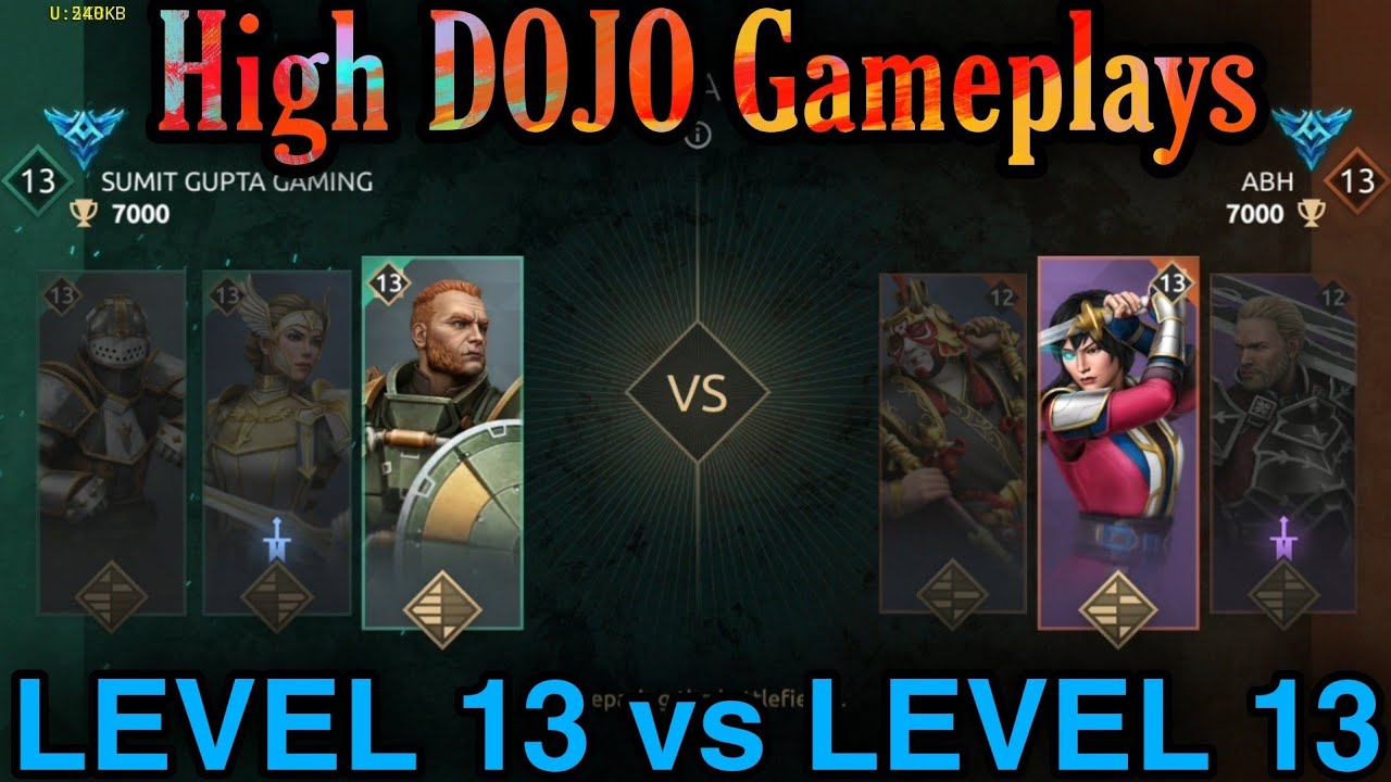 Shadow Fight Arena - LEVEL 13 vs LEVEL 13 | High Dojo Levels Gameplays