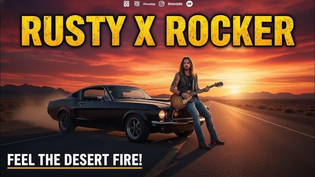 RUSTY X ROCKER – Old Rusty Truck Southern Rock Driving Song 🚛🔥 #SouthernRockDriving #TruckMusic