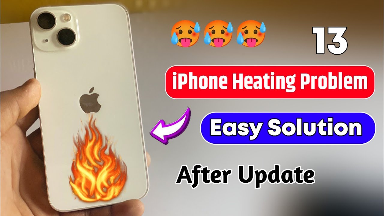 iphone 13 heating problem | how to fix heating problem in iphone 13 | iphone heating after update