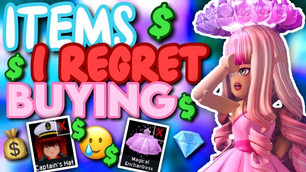 ITEMS I *REGRET* BUYING IN ROYALE HIGH... Roblox Royale High