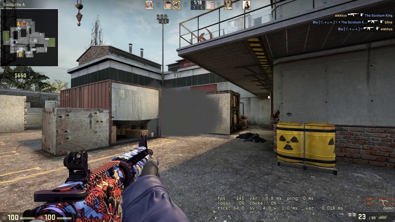 M4 Cache Ace - Blu CS:GO