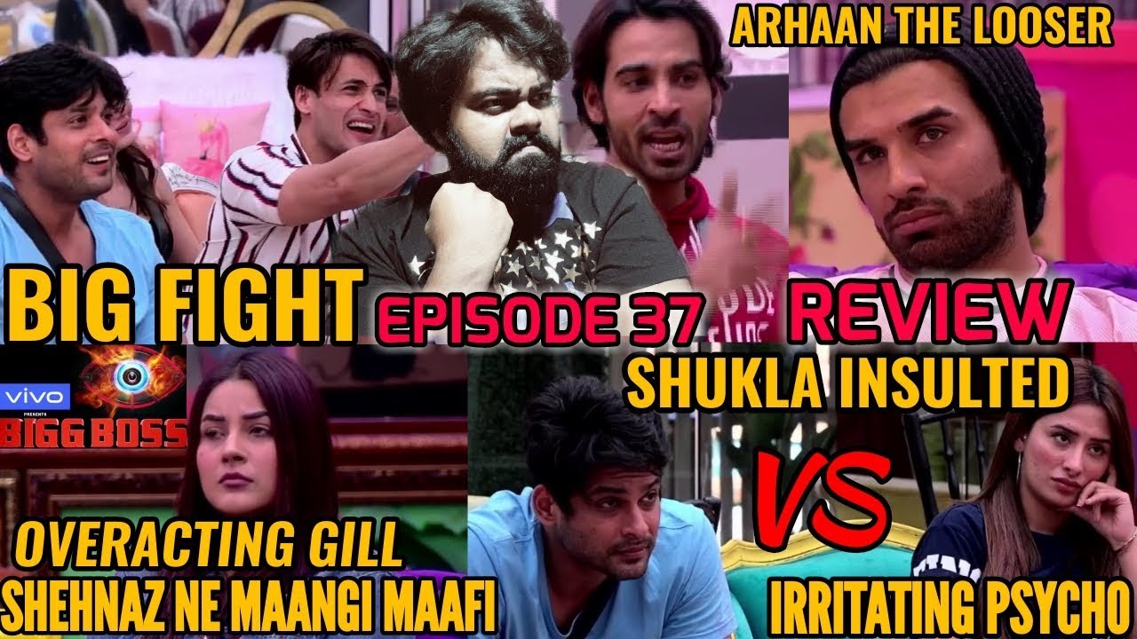BIGG BOSS SEASON 13 | EPISODE 37 | 5th NOVEMBER 2019 | REVIEW | SHUKLA & ASIM vs ARHAN & PARAS FIGHT