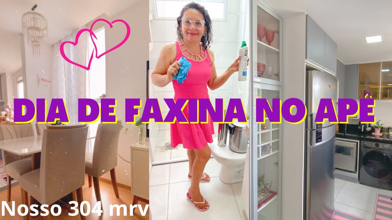 Dia de faxina no nosso apartamento MRV | Tudo limpo e organizado no 304 | @Nossoape304mrv