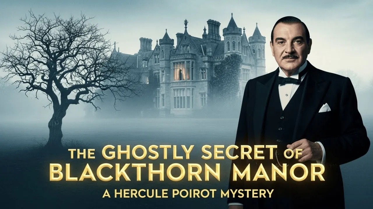 The Ghostly Secret of Blackthorn Manor ｜ A Hercule Poirot Mystery
