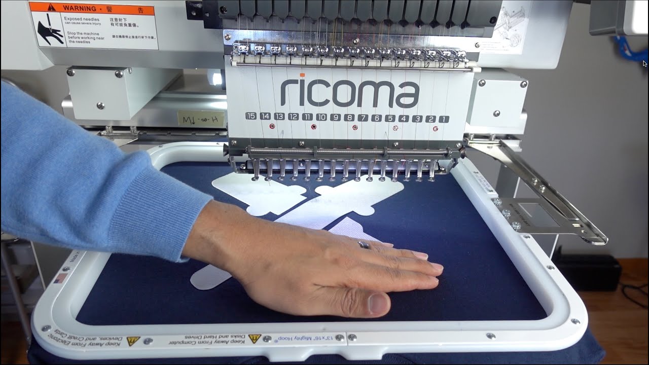 Cutting Tackle Twill using Brother ScanNcut SDX125E for applique