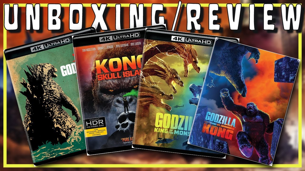 Colección MonsterVerse (Godzilla Vs Kong) en Blu-ray 4K | Unboxing