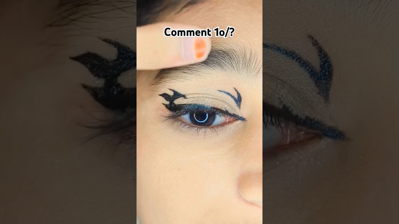 Creative eyeliner design for women #shorts #trending #eyeliner #trendingreels #fyp