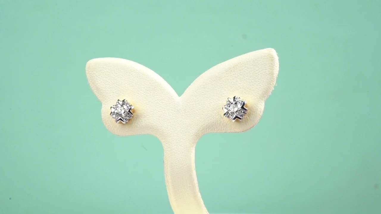 Starlight Cluster Studs: A Touch of Celestial Glamour JWS KE98