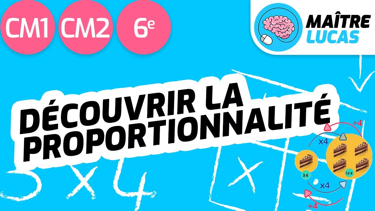 La proportionnalité CM2 - CM1 - 6e - Maths - Cycle 3 - Découvrir la proportionnalité