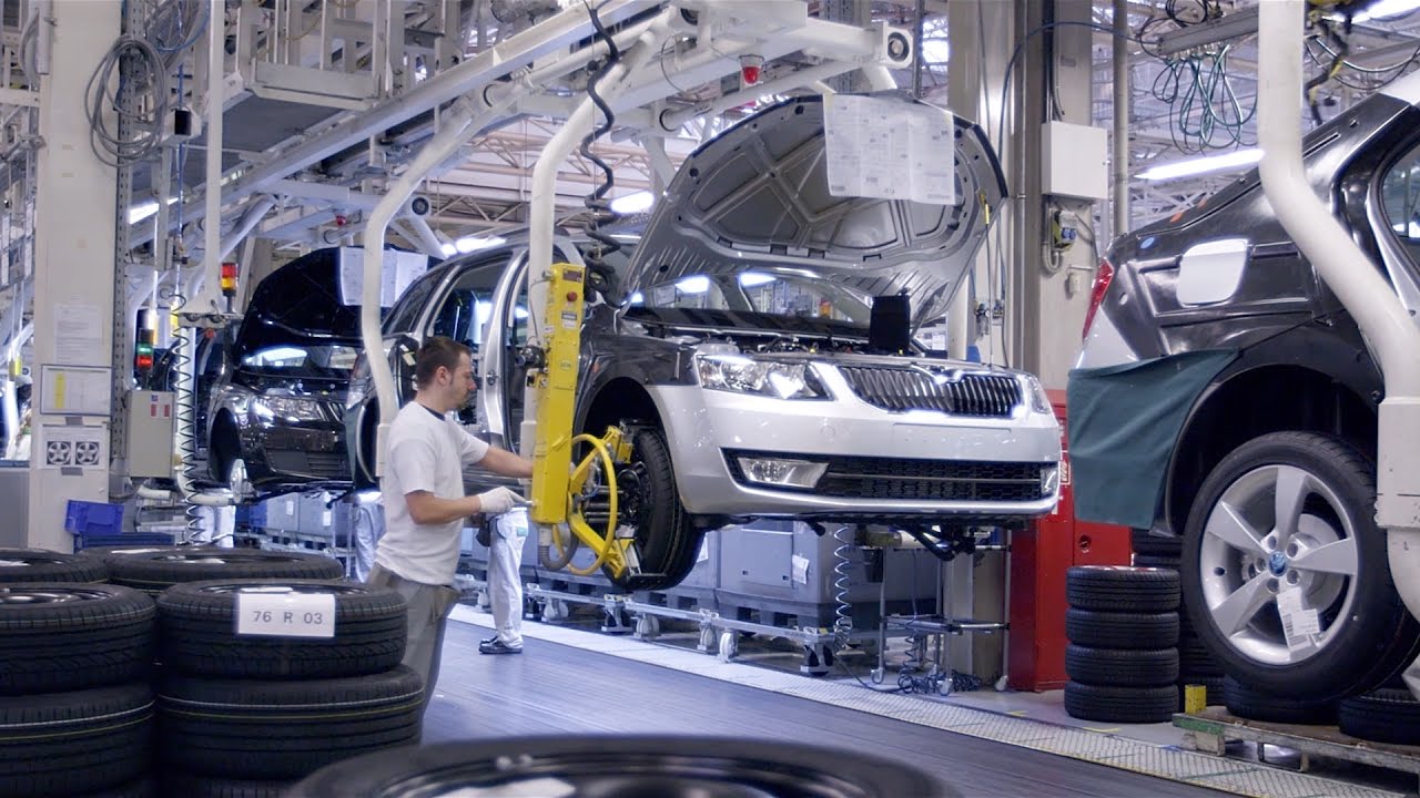 Škoda Octavia Production at Mladá Boleslav, Czech Republic