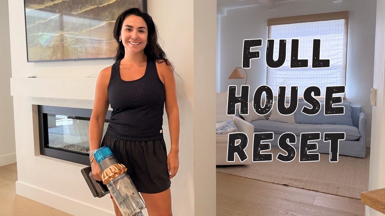 FULL HOUSE RESET WITH ME | DITL OF A CLEANING LADY/ PERSONAL CHEF/NURSE AKA MOM